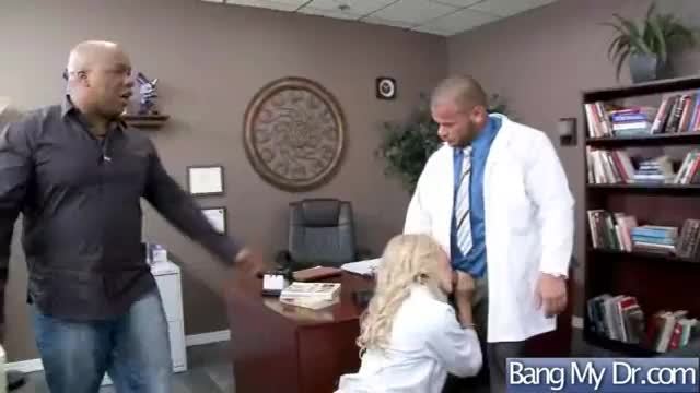 Bimbo doctor checking in