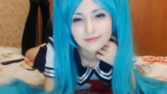 Cosplay hatsune miku being pussyfilled